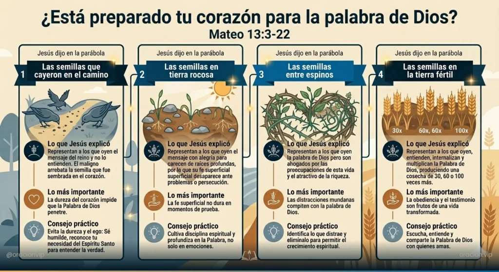 infografia - envivo - prepara tu corazon para la palabra de Dios